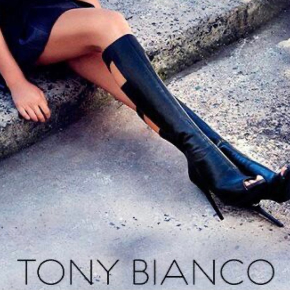 Tony Bianca Tall cut out boot Authentic
